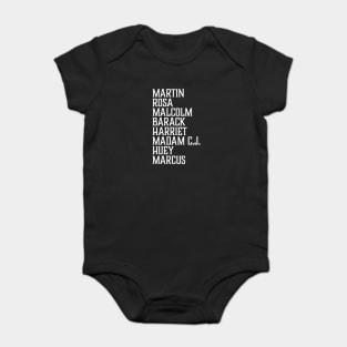 Legends of Black History, Black History Month, Civil Rights Baby Bodysuit